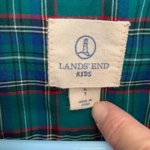 Lands end boys button up shirt - Picture 3 of 3